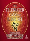 Cover image for The Celebrated Cases of Judge Dee